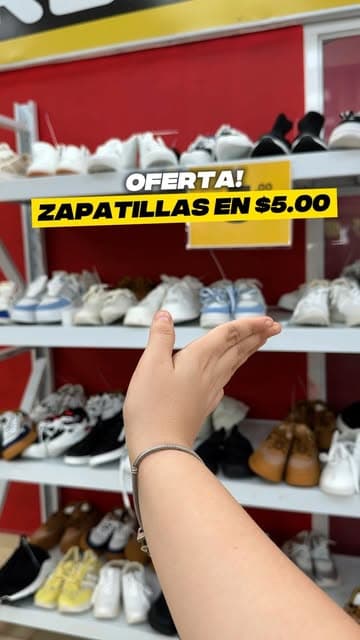 ¡Oferta! Zapatillas en $5.00